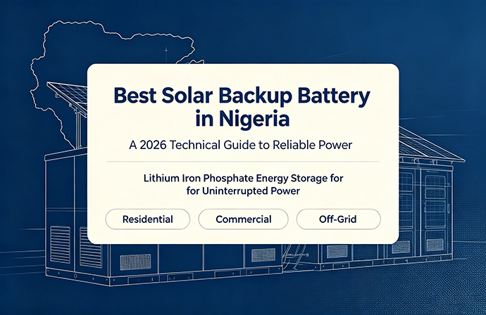 Best Solar Backup Battery in Nigeria: A 2026 Technical Guide to Reliable Power Best Solar Backup Battery in Nigeria: A 2026 Technical Guide to Reliable Power